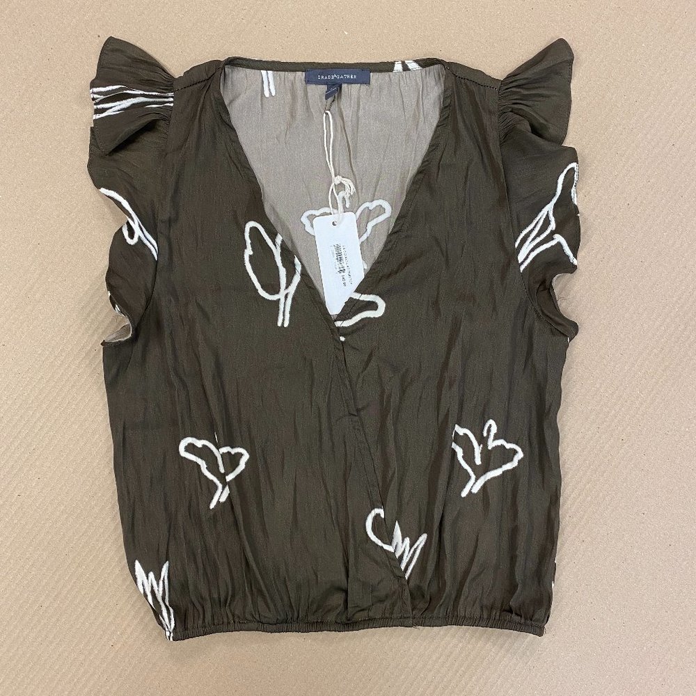 Grade & Gather brown top size S